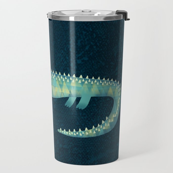 Alligator - or maybe Crocodile Travel Mug Gallery Image 2