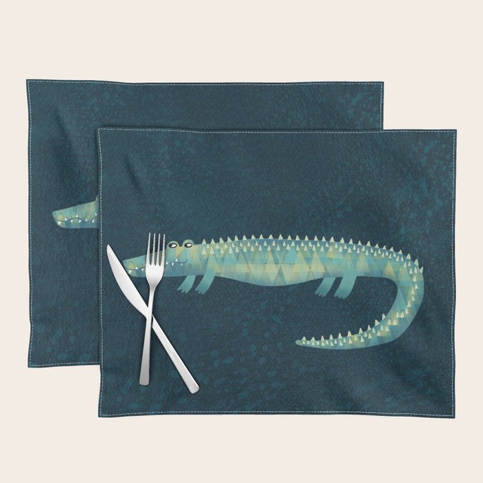 Alligator - or maybe Crocodile Placemat Gallery Image 1