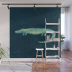 Alligator - or maybe Crocodile Wall Mural Gallery Image 1
