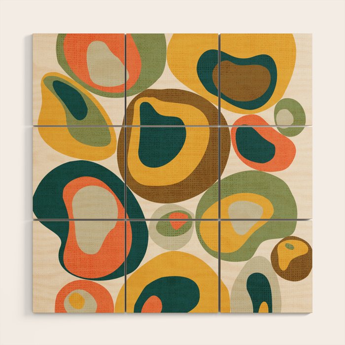 Pebbles Wood Wall Art Gallery Image 1