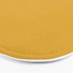 Solid Yellow (Mustard Yellow) Bath Mat Gallery Image 3
