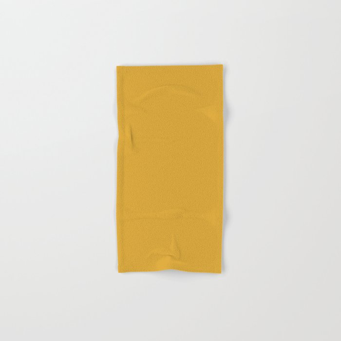 Solid Yellow (Mustard Yellow) Bath Towel Gallery Image 1
