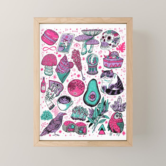 Basic Witch II Mini Art Print Gallery Image 1