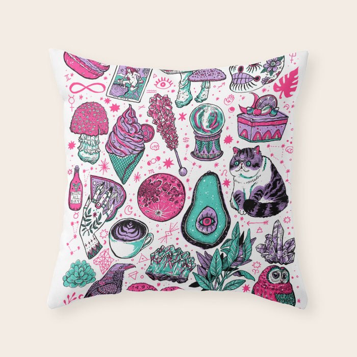 Basic Witch II Throw Pillow Gallery Image 6