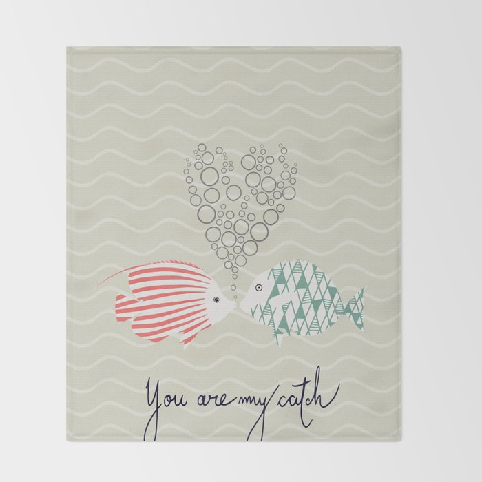 You are my catch Throw Blanket Gallery Image 2