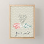 You are my catch Mini Art Print Gallery Image 1