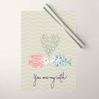 You are my catch Wrapping Paper Gallery Image 1