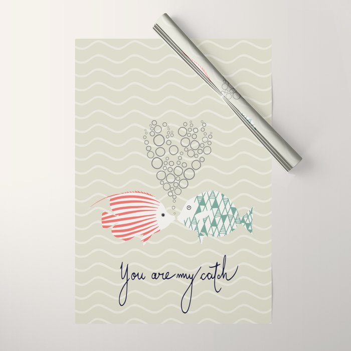 You are my catch Wrapping Paper Gallery Image 1
