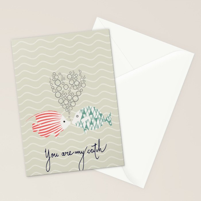 You are my catch Stationery Card Gallery Image 2