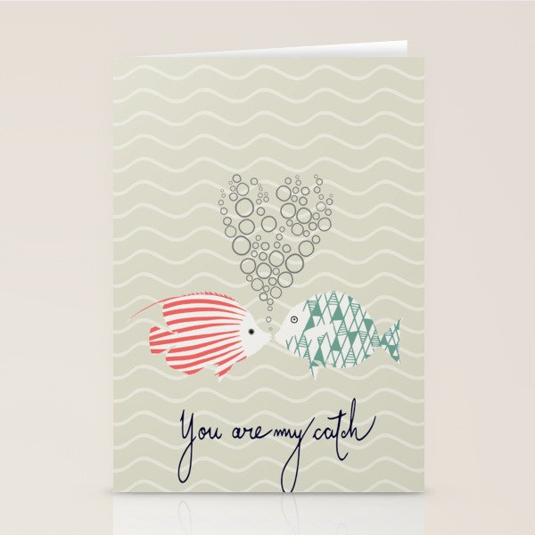 You are my catch Stationery Card Gallery Image 2