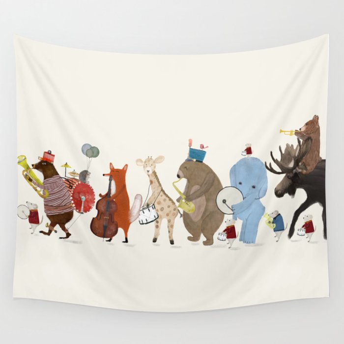 big little parade Wall Tapestry Gallery Image 4