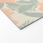 Modern floral blooms P3 Welcome Mat Gallery Image 2