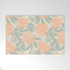 Modern floral blooms P3 Welcome Mat Gallery Image 1