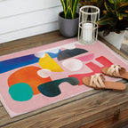 Abstract Modern Art 23  Outdoor Rug Gallery Image 2