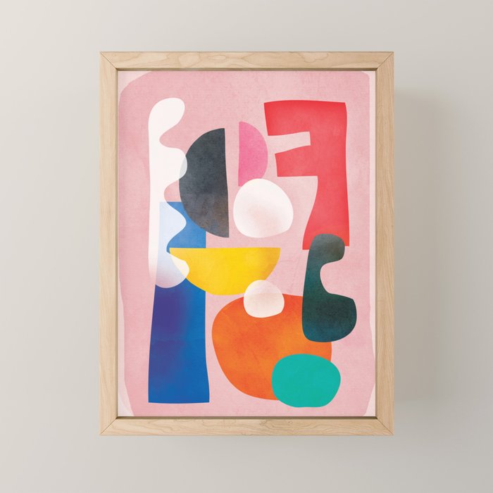 Abstract Modern Art 23  Mini Art Print Gallery Image 1