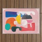 Abstract Modern Art 23  Outdoor Rug Gallery Image 1