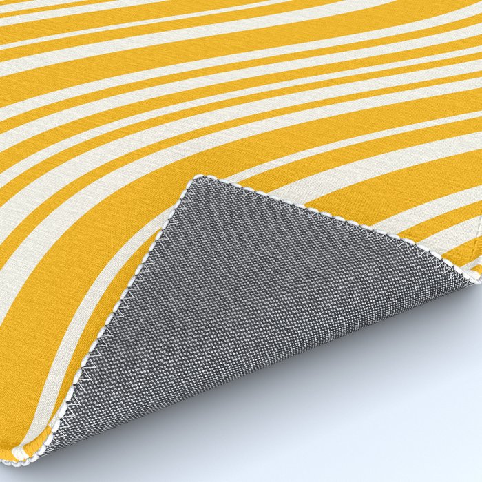 Wavy Stripes XLV - Golden Yellow Rug Gallery Image 4