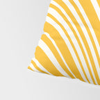 Wavy Stripes XLV - Golden Yellow Pillow Sham Gallery Image 4