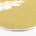 Cat with flower Bath Mat Gallery Image 3