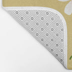 Cat with flower Bath Mat Gallery Image 2