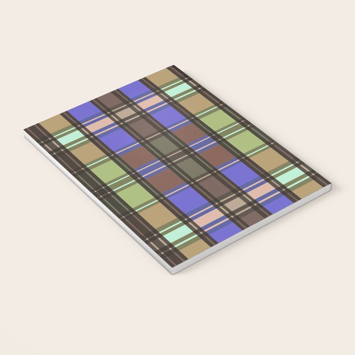 Fusion Colorful Toned Grids Notebook Gallery Image 3