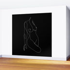 Single Nude Night Wall Mural Gallery Image 2