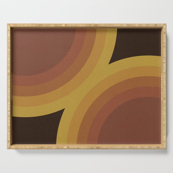 Double Rainbow #1 Serving Tray Gallery Image 1