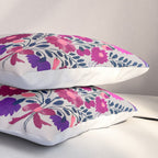 Mexican Bird Motif Gray Pillow Sham Gallery Image 3