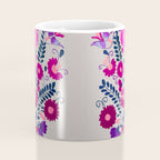Mexican Bird Motif Gray Coffee Mug Gallery Image 4