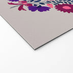 Mexican Bird Motif Gray Welcome Mat Gallery Image 2