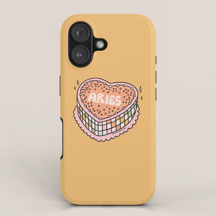 Aries Heart Cake iPhone Case Gallery Image 1