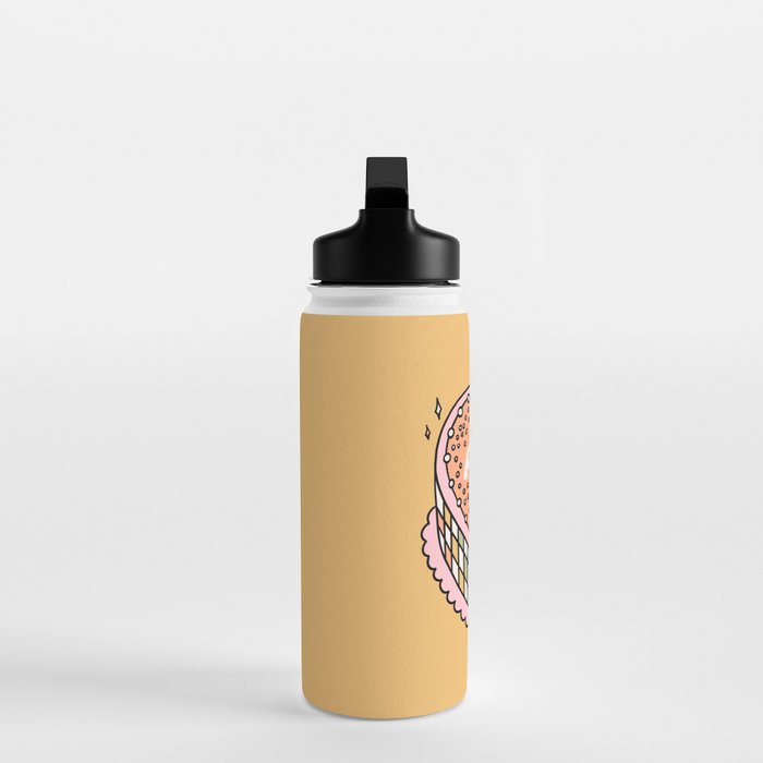 Aries Heart Cake Water Bottle Gallery Image 3