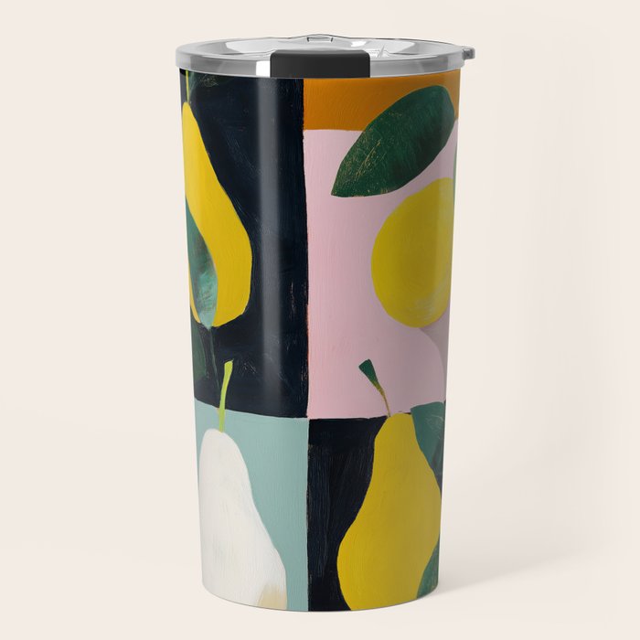 Modern Pears Still Life I Travel Mug Gallery Image 1