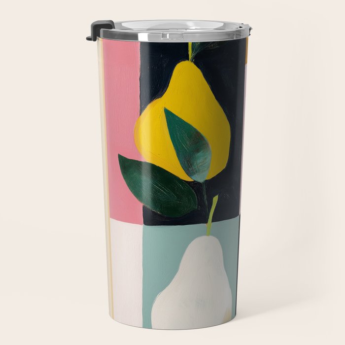 Modern Pears Still Life I Travel Mug Gallery Image 3