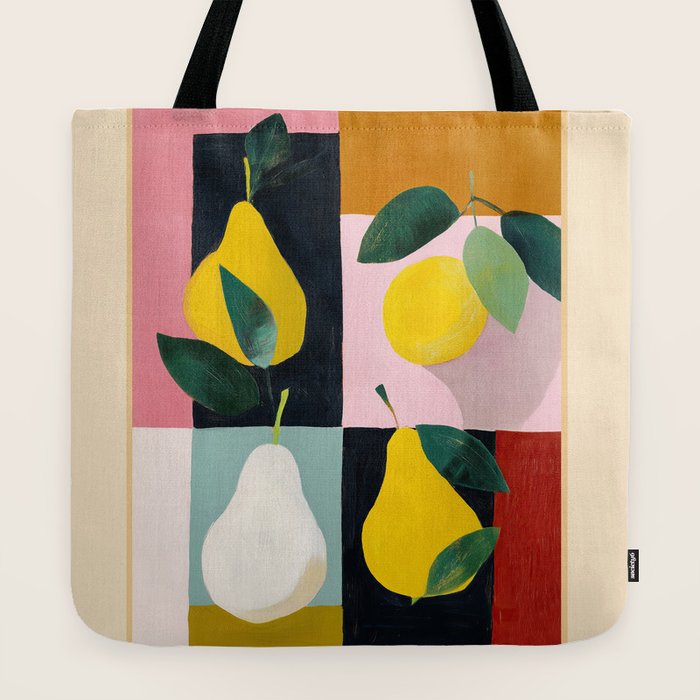Modern Pears Still Life I Tote Bag Gallery Image 2
