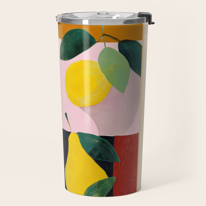 Modern Pears Still Life I Travel Mug Gallery Image 2