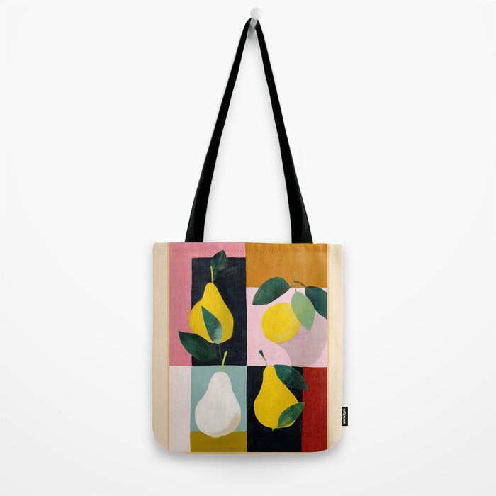 Modern Pears Still Life I Tote Bag Gallery Image 2