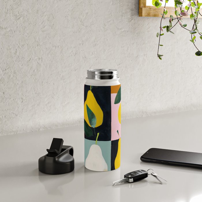 Modern Pears Still Life I Water Bottle Gallery Image 4
