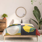 Modern Pears Still Life I Comforter Gallery Image 3