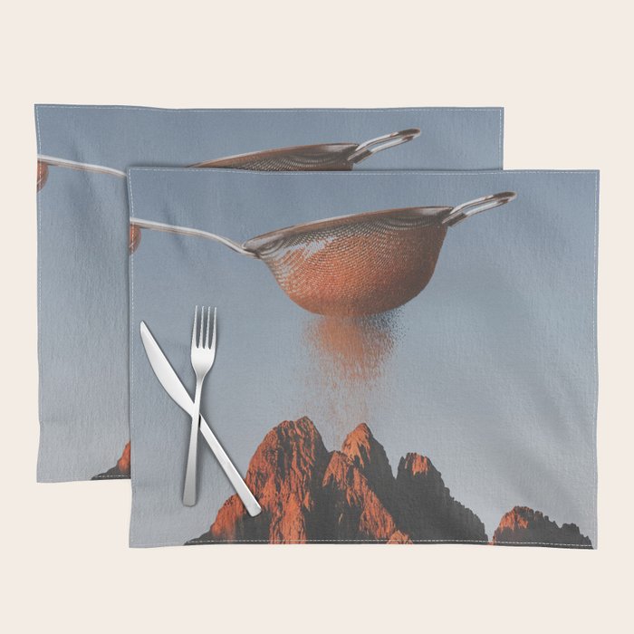 Cocoa Dusk - Chocolate Mountain Peak Placemat Gallery Image 1