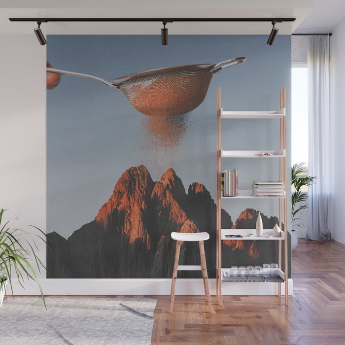 Cocoa Dusk - Chocolate Mountain Peak Wall Mural Gallery Image 1