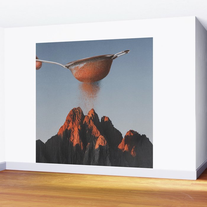 Cocoa Dusk - Chocolate Mountain Peak Wall Mural Gallery Image 2