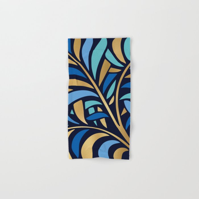 Decorative Floral Leaf Bath Towel Gallery Image 1