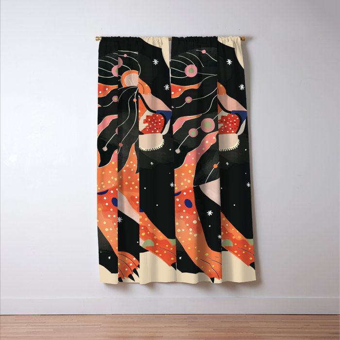 Astral Lion Window Curtain Gallery Image 3