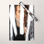 Brutalized Portrait of a Gentleman 2 Wrapping Paper Gallery Image 1