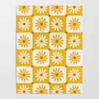 Checkered Daisies - Yellow Poster Gallery Image 4