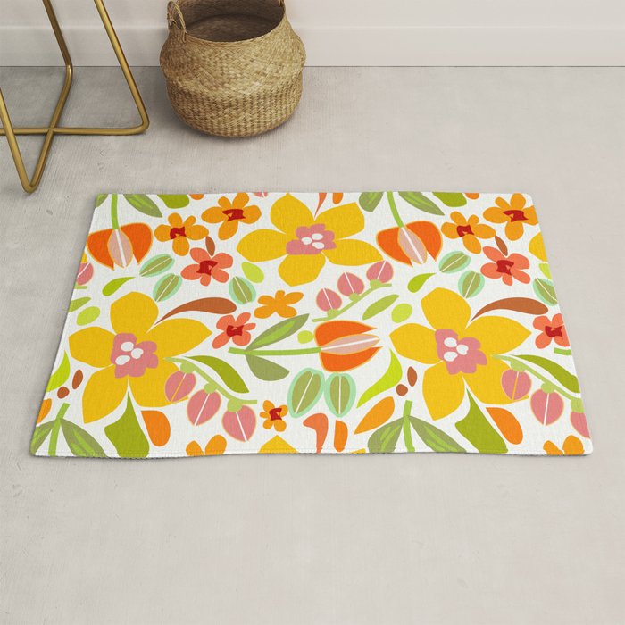 Naif Summer Flora Rug Gallery Image 1