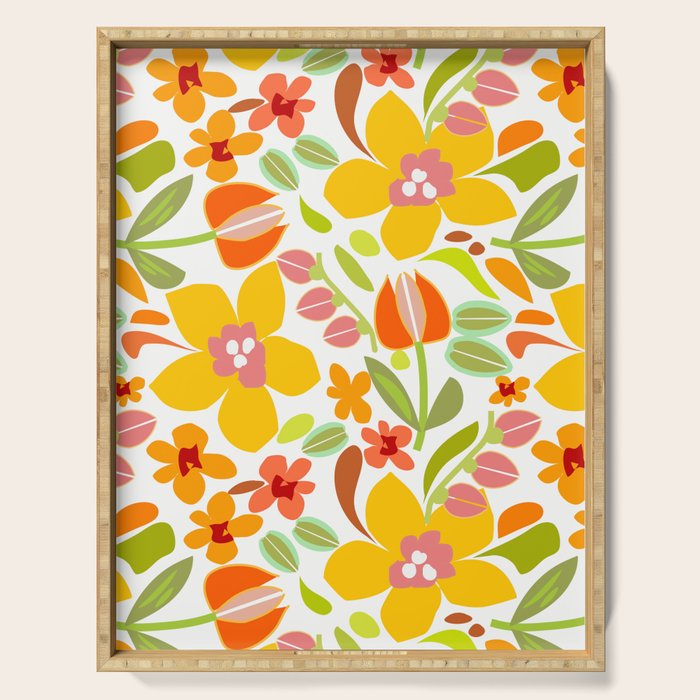 Naif Summer Flora Serving Tray Gallery Image 1