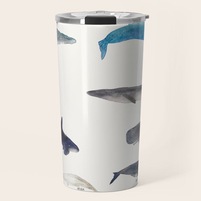 whales Travel Mug Gallery Image 1