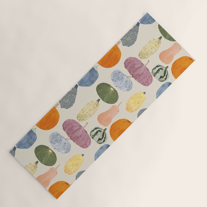 Still life of pumpkins Yoga Mat Gallery Image 1